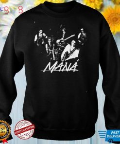 White and Black Design Manas Vintage Mexican Musician Band T Shirt