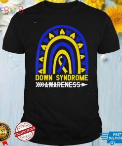 World Down Syndrome Day Awareness Rainbow Tee Shirt