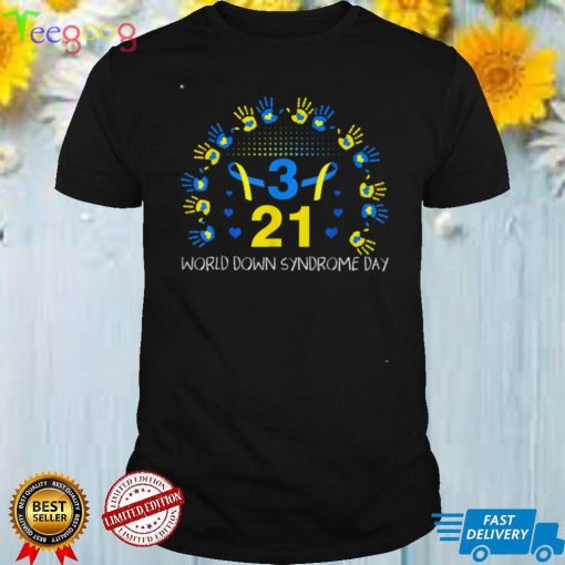 World Down Syndrome Day Shirt 3 21 Trisomy 21 Support T Shirt
