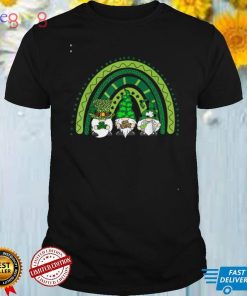 Cute Lucky Rainbow Gnome Happy St Patricks Day Family Outfit T Shirt