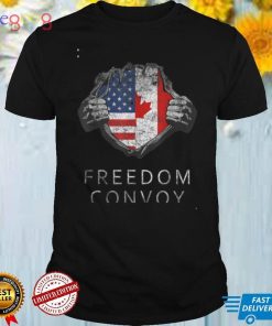 Canada Freedom Convoy 2022 Canadian Truckers Support T Shirt