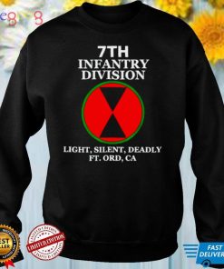 7th Infantry Division light silent deadly shirt