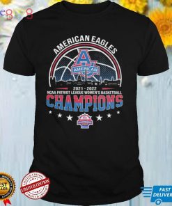 American Eagles 2022 NCAA Patriot League Women's Basketball Graphic Un T shirt