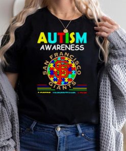 Autism awareness San Francisco Giants accept understand love shirt