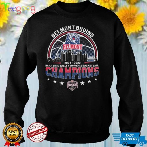Belmont Bruins 2022 NCAA Ohio Valley Women's Basketball Graphic Unisex T shirt