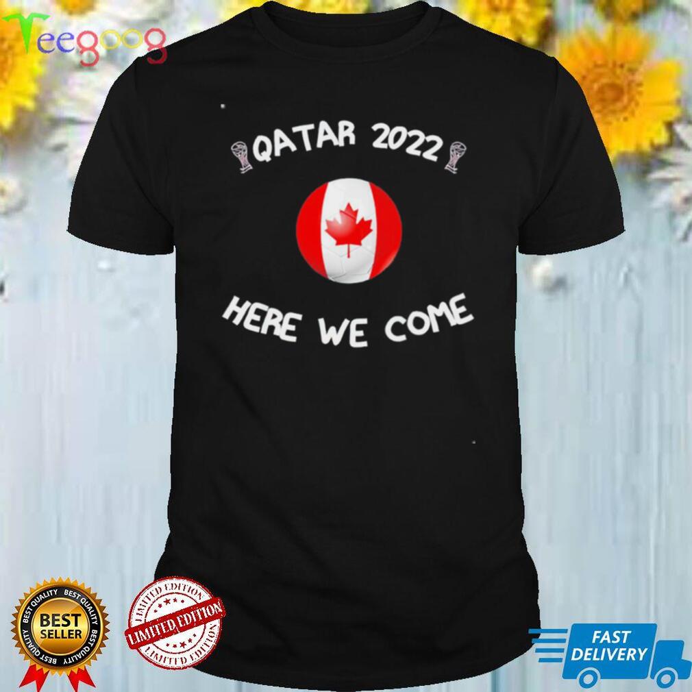 Canadian National Football Team Lover Road to Qatar 2022 shirt