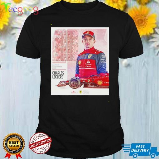 Charles Leclerc Ferrari F1 Wins Bahrain Grand Prix shirt