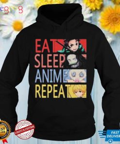 Eat Sleep Anime Repeat Demon Slayer Shirt
