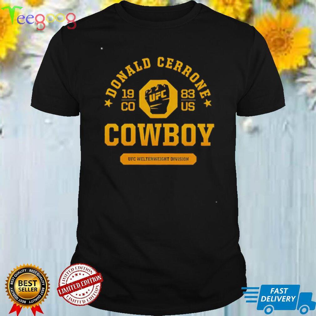 Fight Night Donald Cowboy Cerrone Octagon Fist shirt Fight Night Donald Cowboy Cerrone Octagon Fist shirt