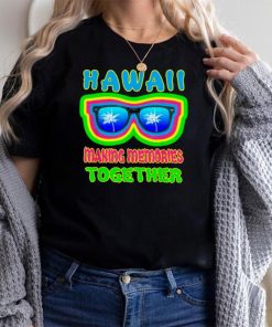 Hawaii Memories Tropic Palm Sunglasses Beach Island Vacation Shirt