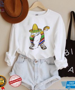 Mexican Dabbing Gnome Cinco De Mayo Poncho Sombrero Taco Shirt