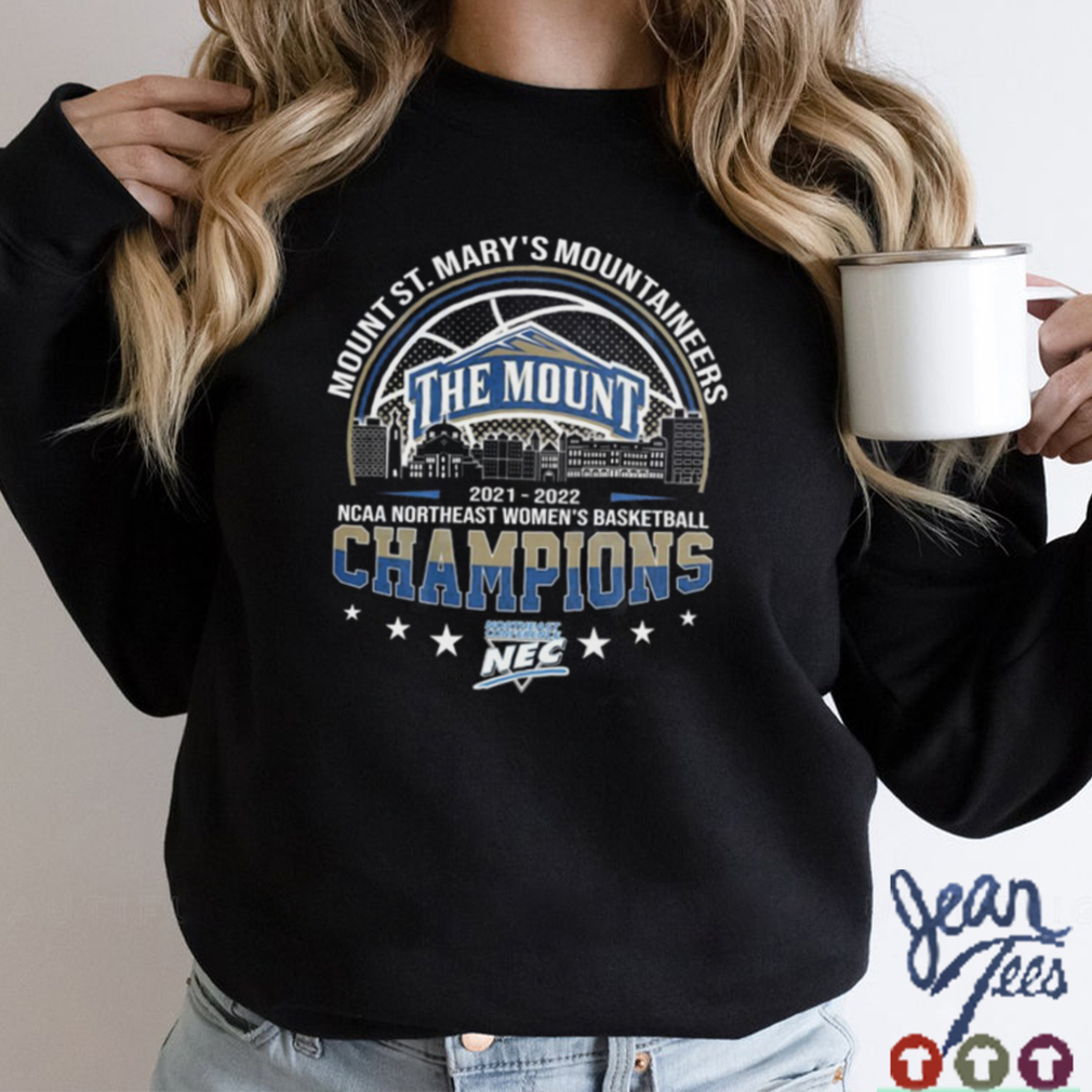 Mount St. Mary's Mountaineers 2022 NCAA Northeast Women's Basketball G T shirt