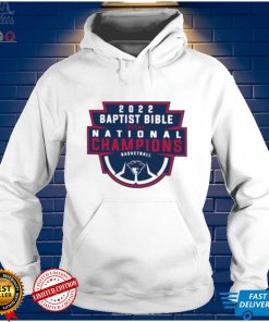 Nice 2022 Baptist Bible NCCAA national Champions shirt