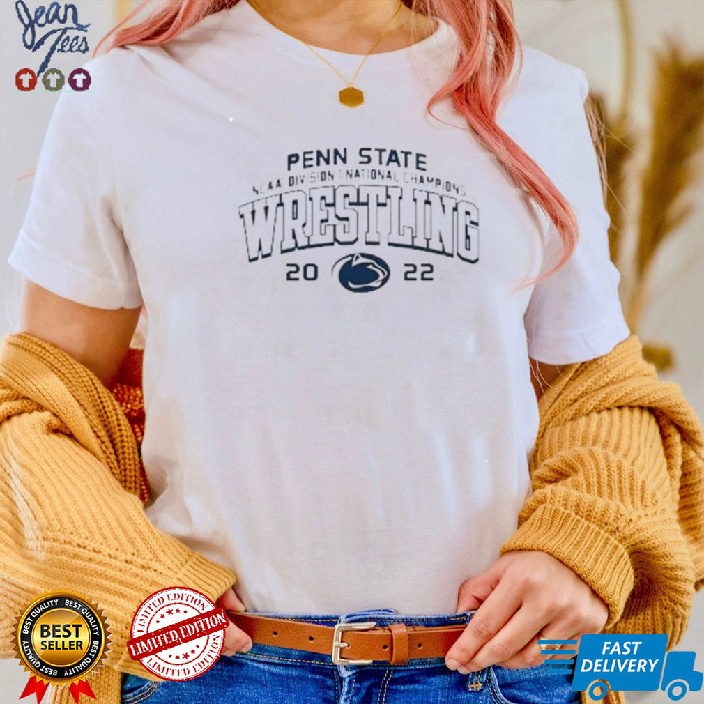Nice penn State 2022 10X Wrestling NCAA National Champs Double Sided T Shirt