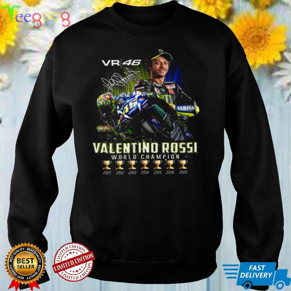 Vr 46 Valentino Rossi World Champion shirt