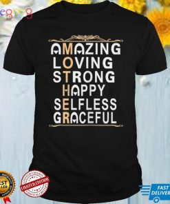 Womens Mother amazing loving strong happy selfless graceful T Shirt B09VYXJXJY