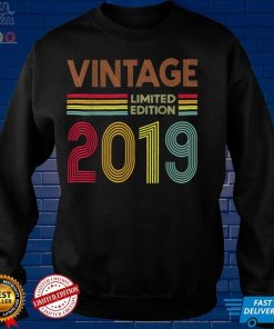 3 Year Old Gifts Vintage 2019 Limited Edition 3rd Birthday T Shirt