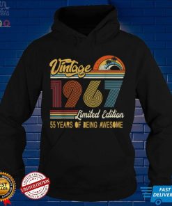 55 Year Old Vintage 1967 Limited Edition 55th Birthday T Shirt
