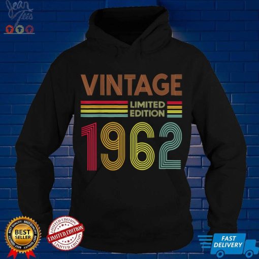 60 Year Old Gifts Vintage 1962 Limited Edition 60th Birthday T Shirt