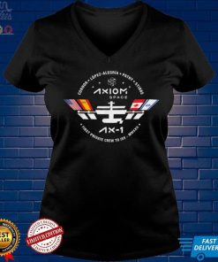 AXIOM Ax 1 Mission Patch Dragon Falcon ISS Space Launch Day T Shirt