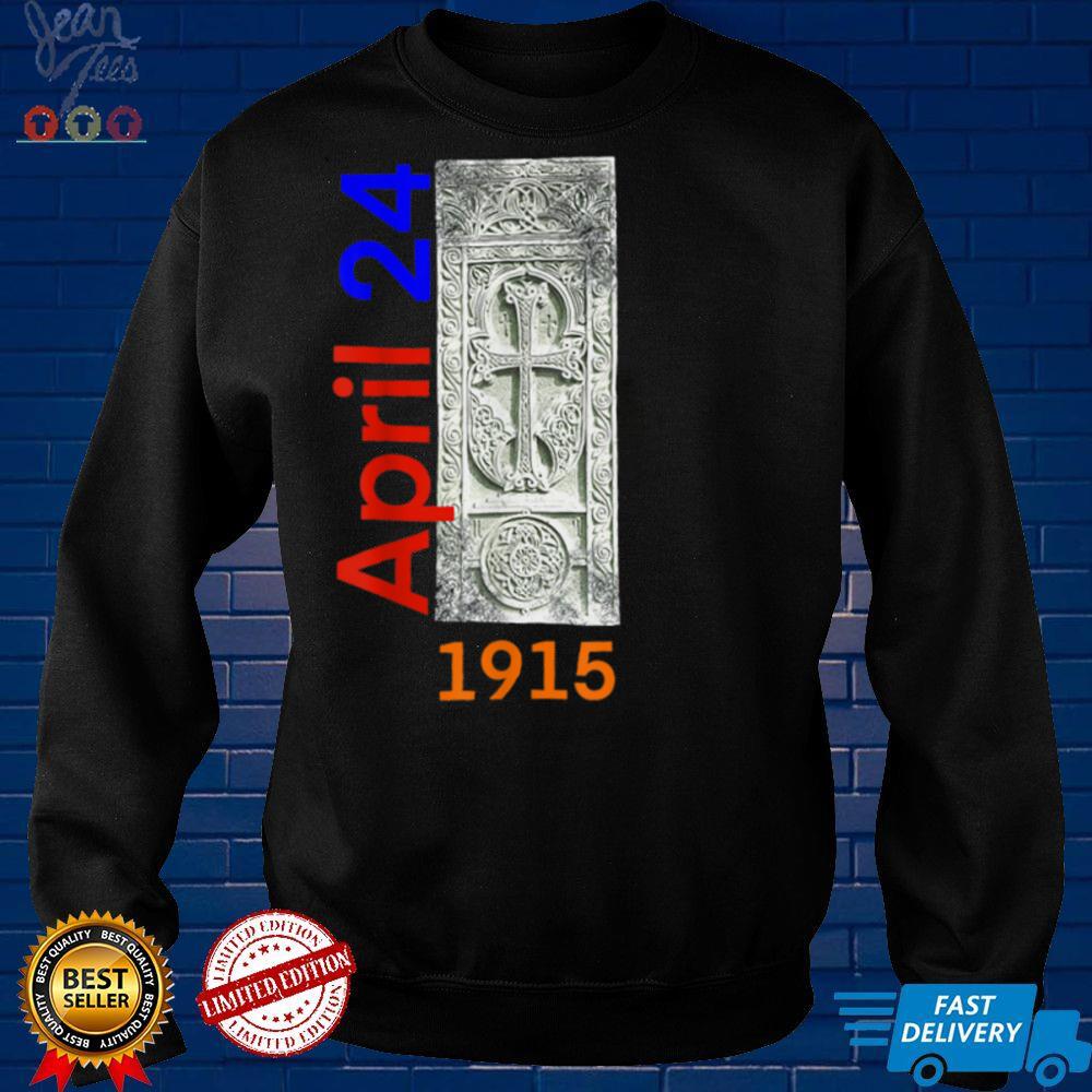 Armenian cross stone  Genocide  April 24 1915 Khat_chkars T Shirt