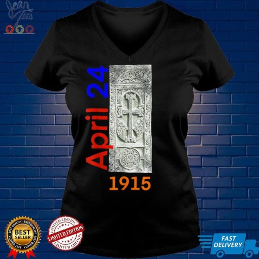 Armenian cross stone Genocide April 24 1915 Khat_chkars T Shirt