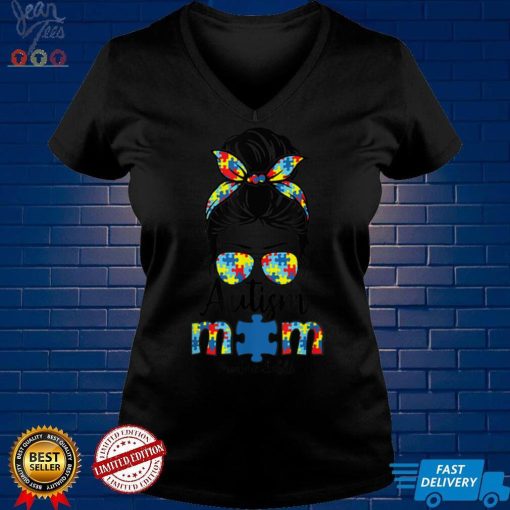 Autism Mom Life Autism Awareness Month Mama Autistic Vintage T Shirt