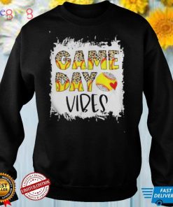 Bleached Softball Game Day Vibes Softball Season Shirt
