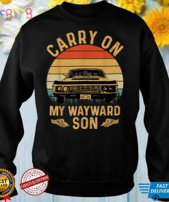 Carry On My Wayward Son Vintage supernatural Tee T Shirt