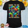 Dare To Be Yourself Autism Awareness Monster Truck Boys Kids T Shirt