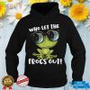 Funny Passover Who Let the Frogs Out Shirt Jewish Seder T Shirt