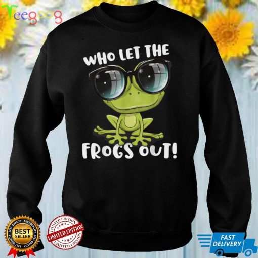 Funny Passover Who Let the Frogs Out Shirt Jewish Seder T Shirt