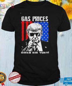 Gas Prices Biden Did That USA Flag Trump TShirt