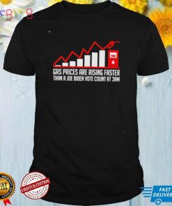 Gas prices are rising faster than a Joe Biden vote count at 3am shirt