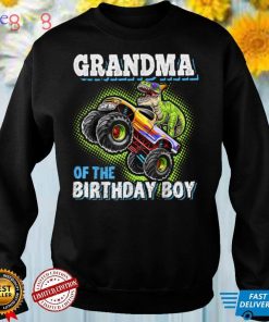 Grandma of the Birthday Boy Dinosaur Monster Truck Birthday T Shirt