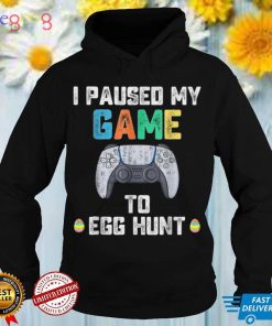 I Paused My Game To Egg Hunt Easter Funny Gamer Boys Kids T Shirt