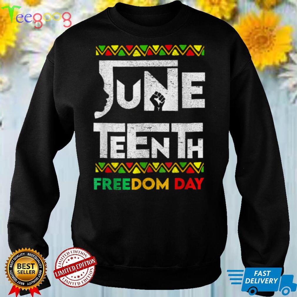 Juneteenth Freedom Day Vintage Colors 1865 Women Men Gifts T Shirt tee