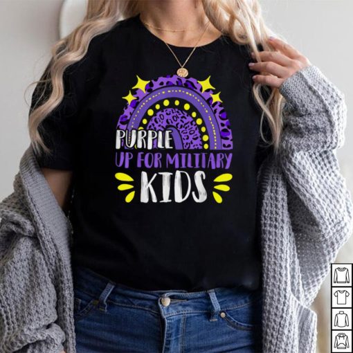 Month Of the Military Child Tee Purple Up For Military Kids T Shirt