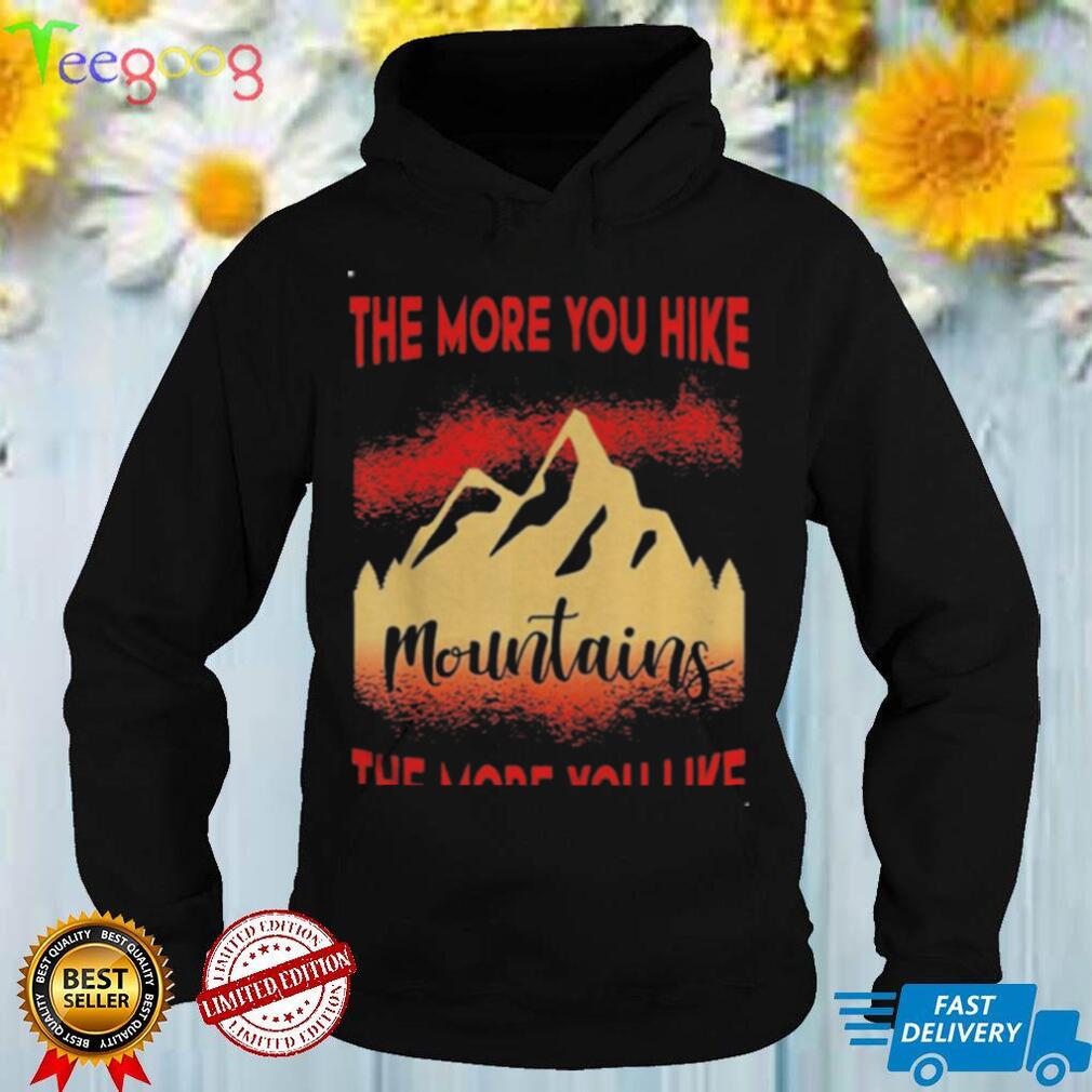 Outdoor colorful hiking graphic camping mountains nature shirt