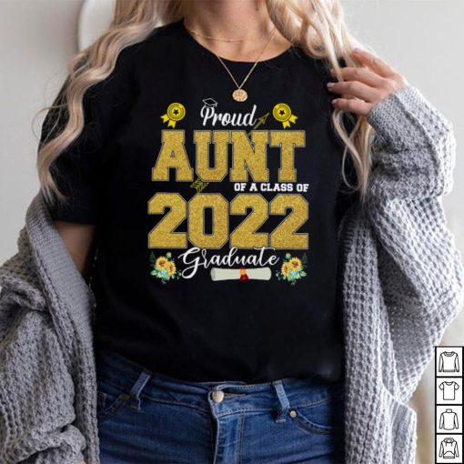 Proud Aunt of Two 2022 Graduates Shirt Senior 22 Gift Sweatshirt