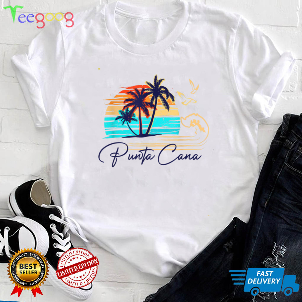 Punta Cana Beaches Palm Tree Summer Friends Family Vacation T Shirt tee
