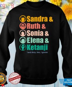 Sandra & Ruth & Sonia & Elena & Ketanji Supreme Court T Shirt