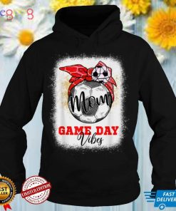 Soccer Mom Bleached Bun Mothers Day Soccer Mom Game Day Vibe T Shirt