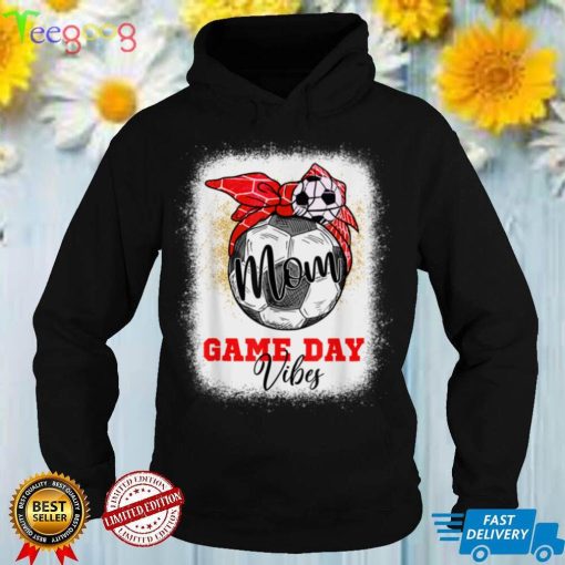 Soccer Mom Bleached Bun Mothers Day Soccer Mom Game Day Vibe T Shirt