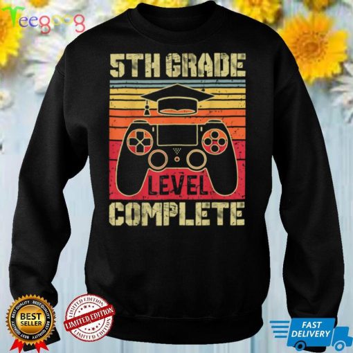 5th Grade Level Complete Gamer Class Of 2022 Graduation Gift T Shirt