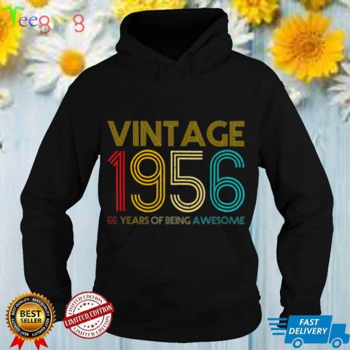66 Year Old Vintage 1956 Limited Edition 66th Birthday T Shirt