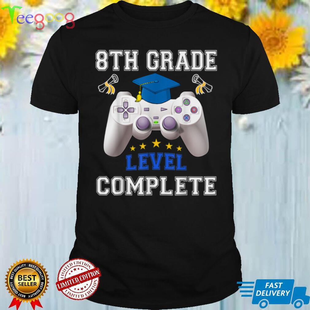 8th Grade Complete 2022 Video Game Senior Graduation Boys T Shirt