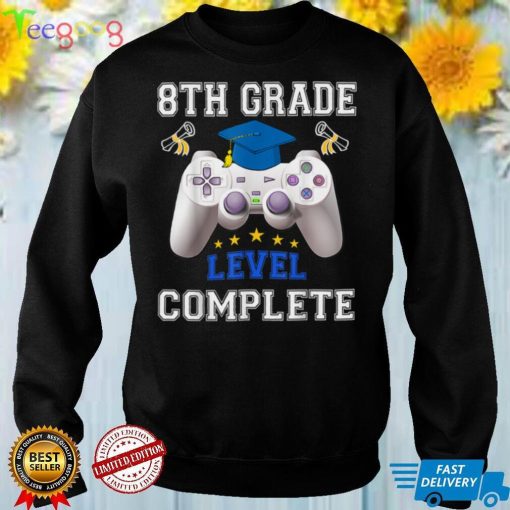 8th Grade Complete 2022 Video Game Senior Graduation Boys T Shirt