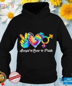 Accept Love Pride Transgender Tie Dye LGBT Pride Month T Shirt