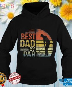 Best Dad By Par Daddy Father's Day Gift Golf Lover Golfer T Shirt
